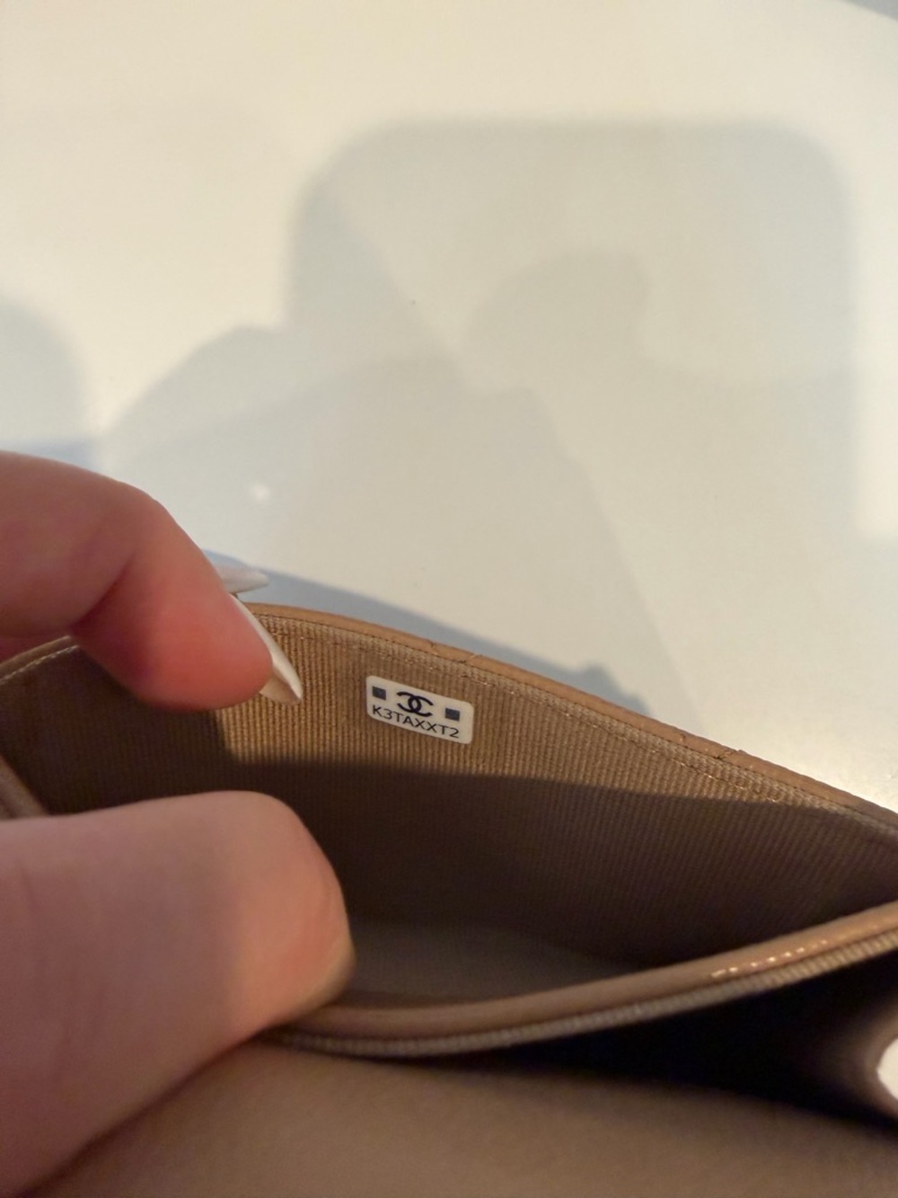 CHANEL Quilted Caviar Leather Wallet in Tan  CC 2026 ⭐️latest collection ❤️‍🔥 - Picture 7 of 14